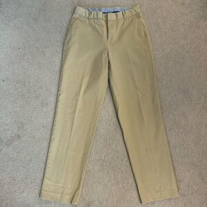 Tommy Hilfiger tan classic chino pants boys size 18. 28 waist x 30 length